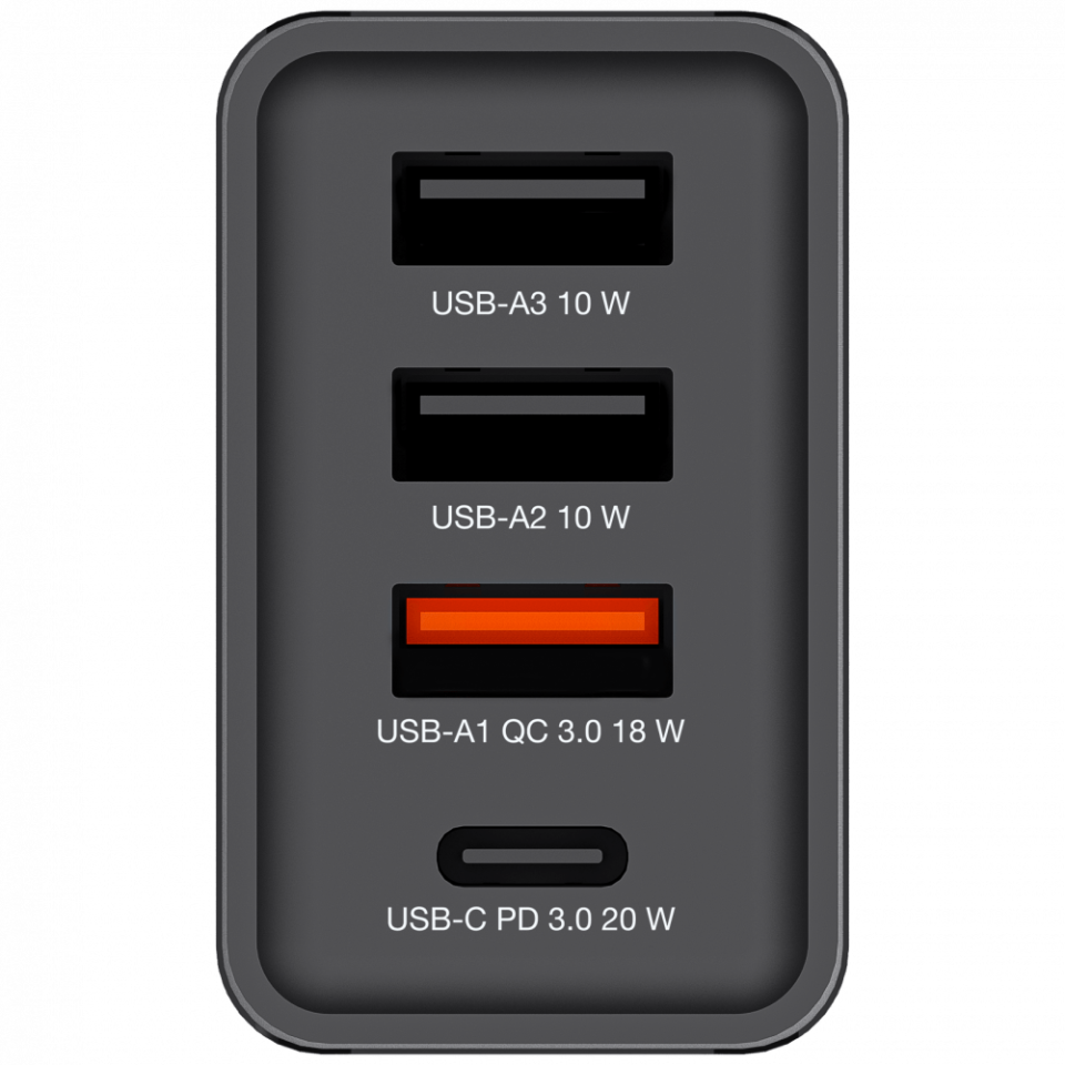 VERBATIM 49700 CHR-30EU1 USB-CHARGER 30W BLACK