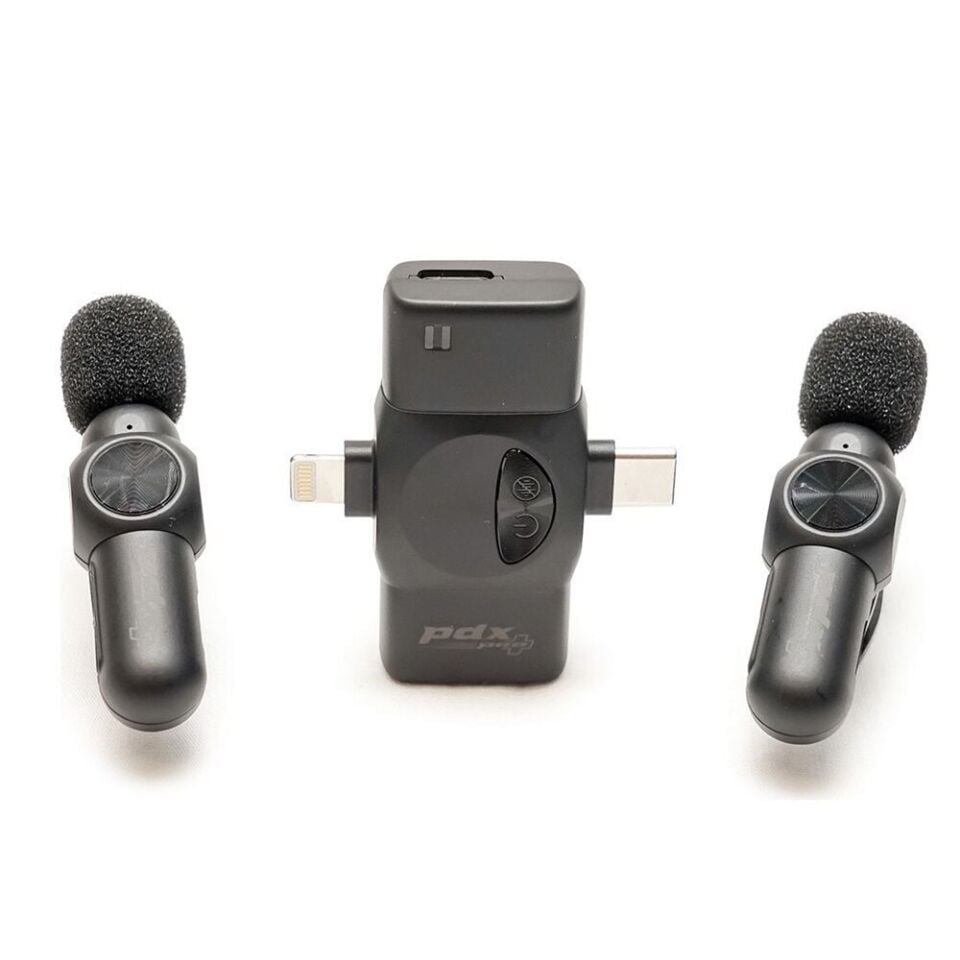 PDX V5-2 İkili Kablosuz Yaka Mikrofonu