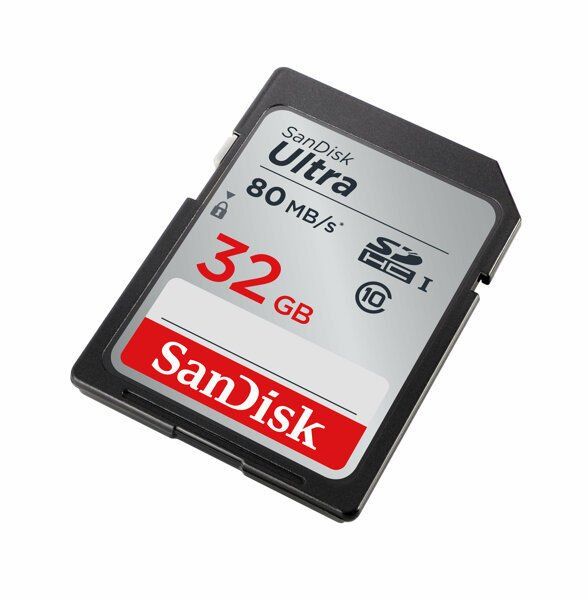 SanDisk SD 32GB Ultra 80Mb/s C10 SDXC  UHS-I Hafıza Kartı (SDSDUNC-032G-GN6IN