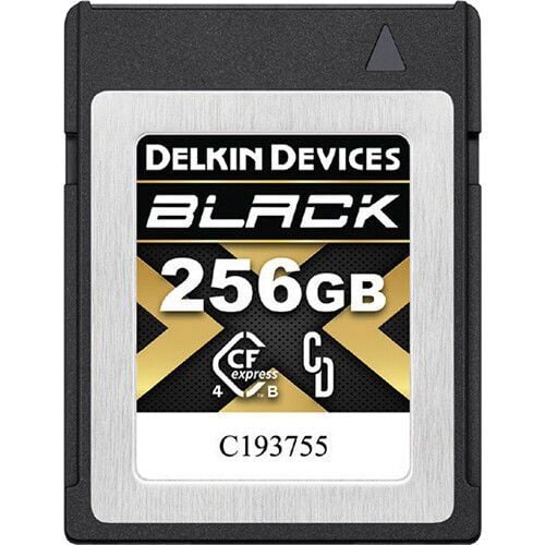 Delkin Black CF Express Type B 256GB 4.0 Hafıza Kartı (Okuma:3530 - Yazma:3250)