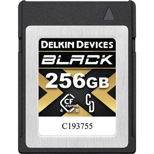 Delkin Black CF Express Type B 256GB 4.0 Hafıza Kartı (Okuma:3530 - Yazma:3250)