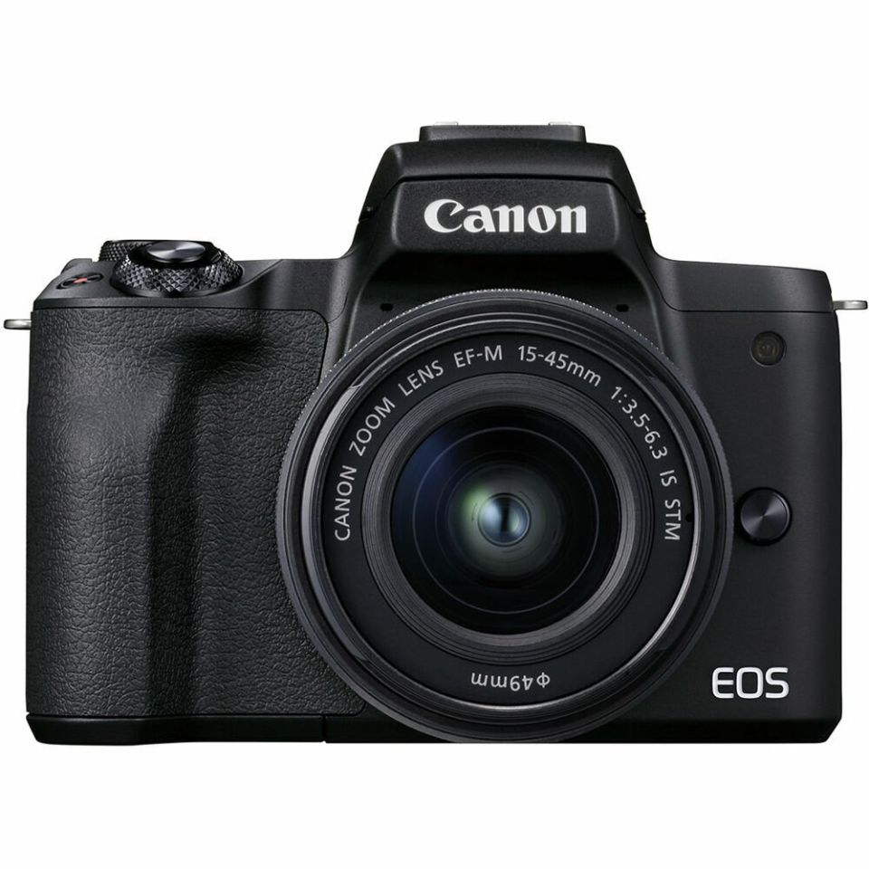Canon EOS M50 Mark II 15-45mm + 55-200mm IS STM Lensli Kit Hediye Paketi