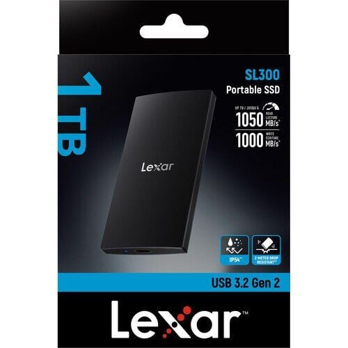 Lexar 2TB SL300 USB 3.2 Gen 2 Taşınabilir SSD