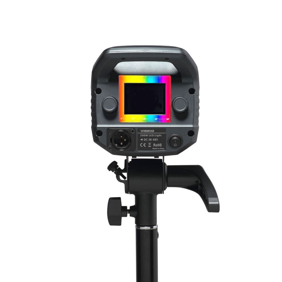 Visico Led-200SR RGB Led Video Işığı (200W)