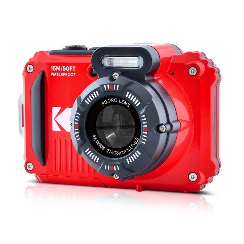 Kodak Pixpro WPZ2 Dijital Fotoğraf Makinesi (Kırmızı)