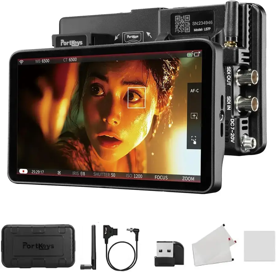 Portkeys LS7P - 7'' SDI Kablosuz Kamera Monitörü