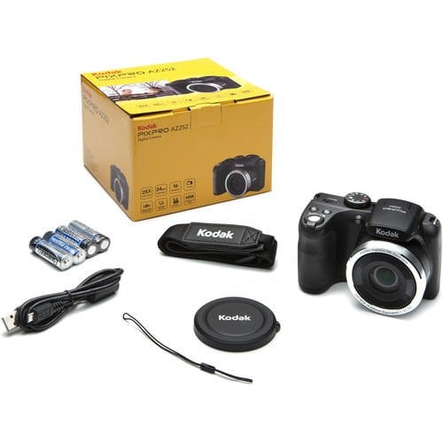 Kodak Pixpro AZ252 Dijital Fotoğraf Makinesi (Siyah)