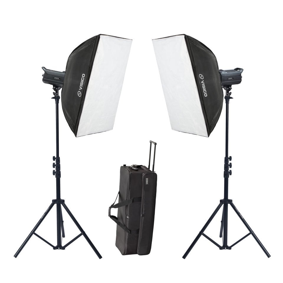 Visico Led-150ST 2’li Video Led Işık Seti (150W)