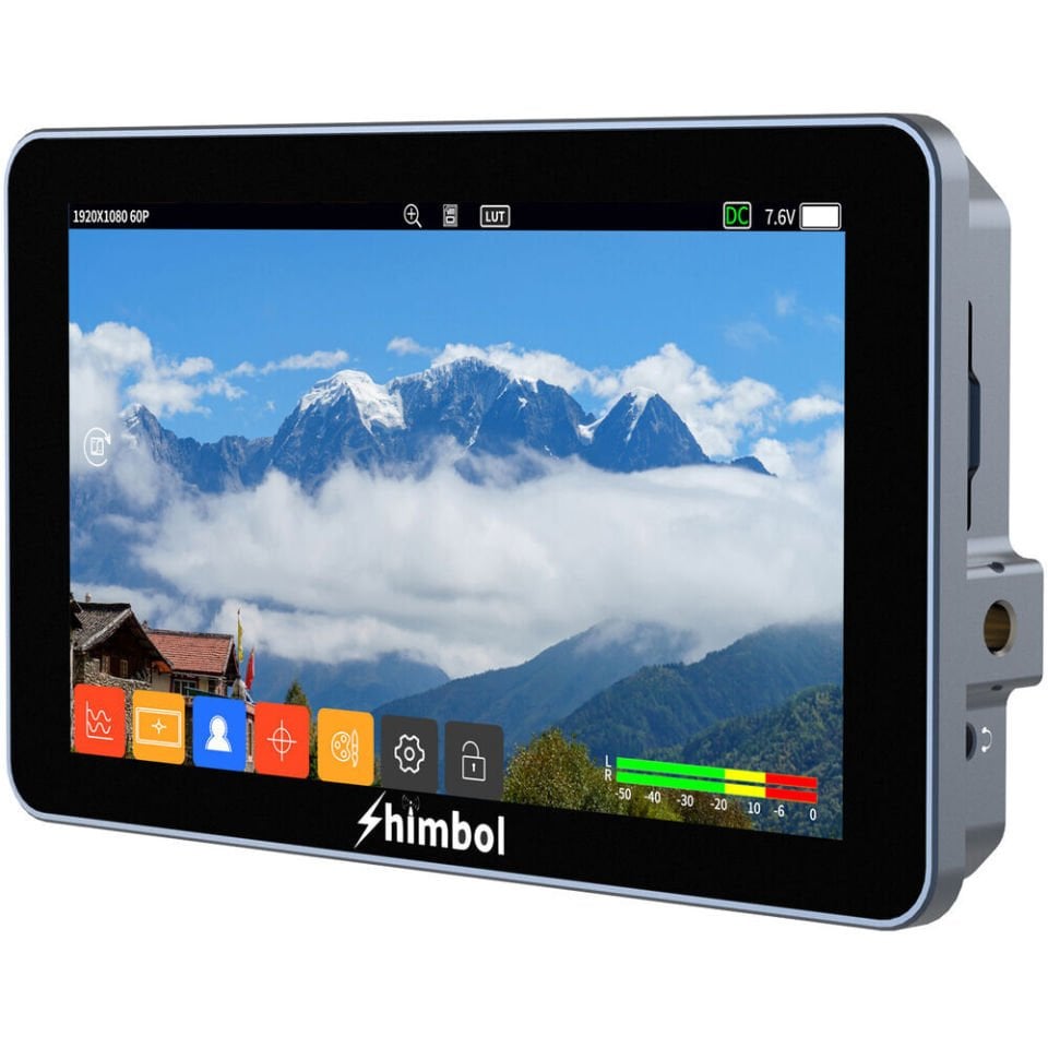 Shimbol M5 5.5'' 3D LUT 4K HDMI HDR Dokunmatik Kamera Üstü Monitor
