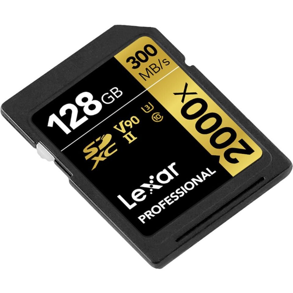 Lexar SD 128GB 2000X SDXC UHS-II V90 Hafıza Kartı