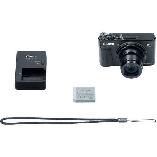 Canon PowerShot SX740 HS Fotoğraf Makinesi Light Edition (Black)