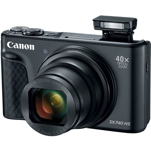 Canon PowerShot SX740 HS Fotoğraf Makinesi Light Edition (Black)