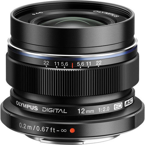OLYMPUS LENS 12MM 2.0 M.ZUIKO BLACK