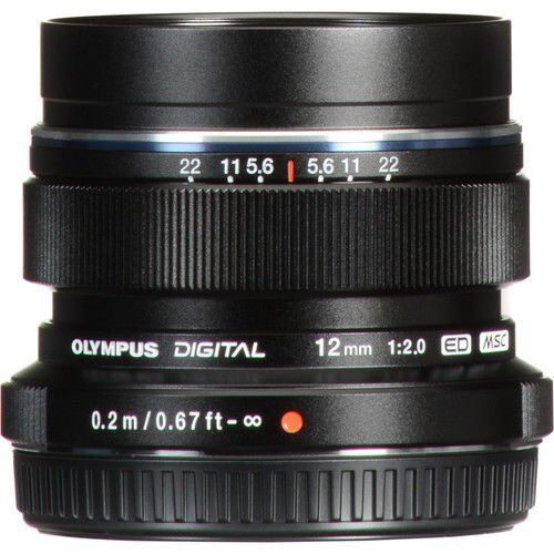 OLYMPUS LENS 12MM 2.0 M.ZUIKO BLACK