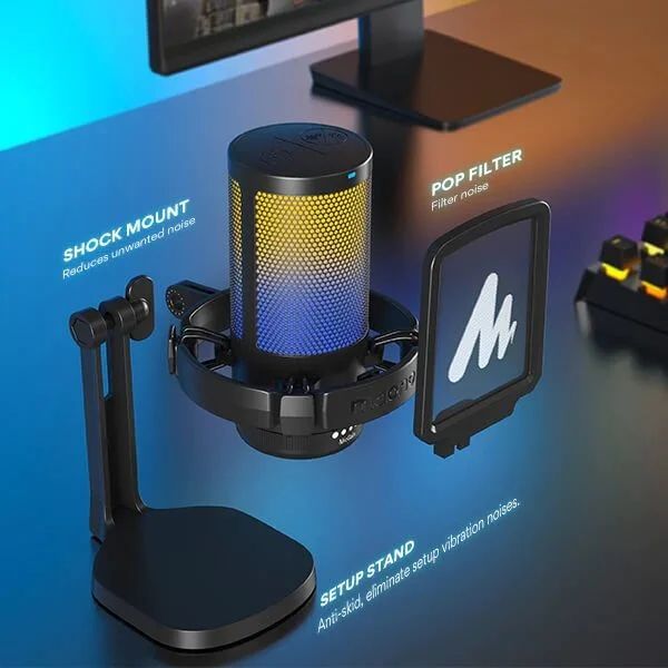 Maono DGM20 Oyuncu Mikrofonu (Beyaz)