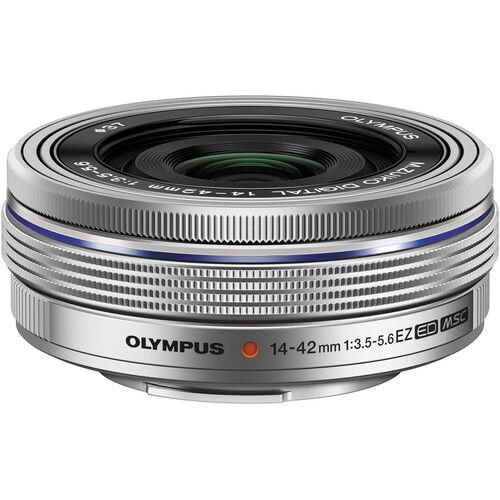 OM System 14-42mm Elektronik Zoom Pancake Gümüş Objektif