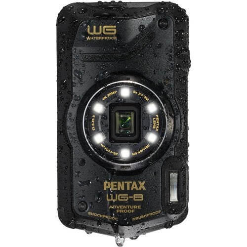 Ricoh PENTAX WG-8 Dijital Fotoğraf Makinesi (Siyah)
