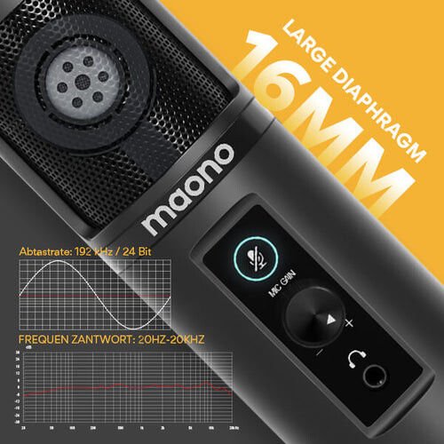 Maono PM422 Podcast USB Mikrofon Seti