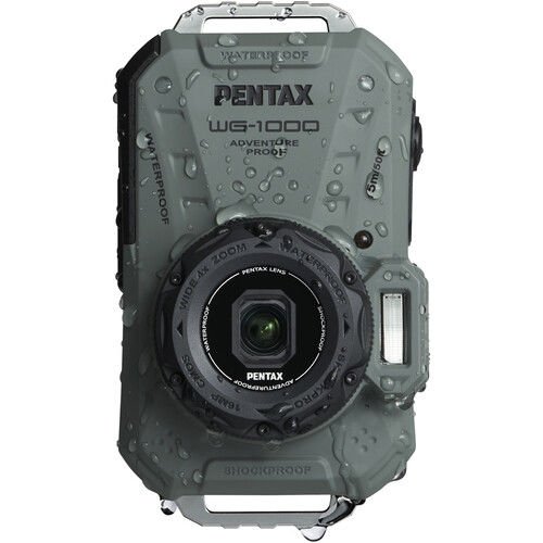 Ricoh PENTAX WG-1000 Dijital Fotoğraf Makinesi (Olive)