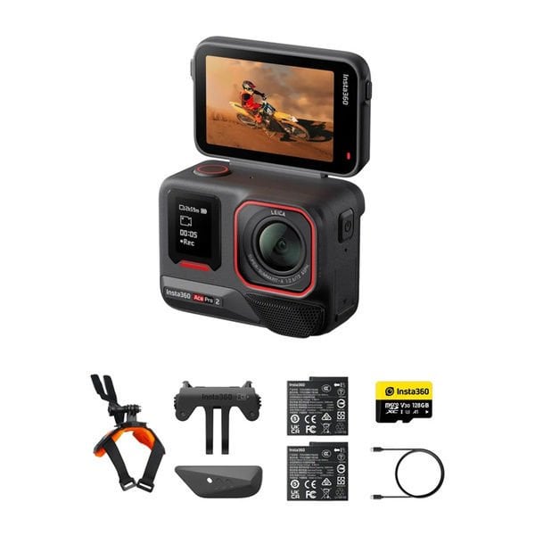 Insta360 Ace Pro 2 Aksiyon Kamerası Motorcycle Bundle