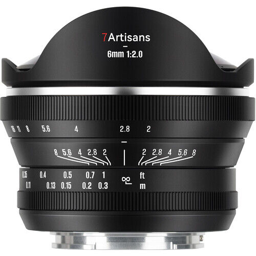 7Artisans 6mm F2.0 Fuji (FX Mount) MF APS-C Lens