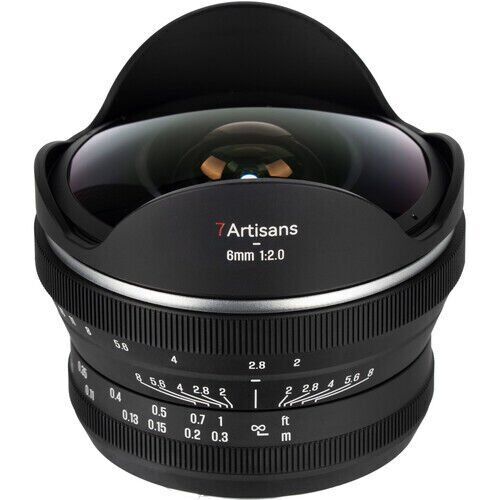 7Artisans 6mm F2.0 Sony (E Mount) MF APS-C Lens