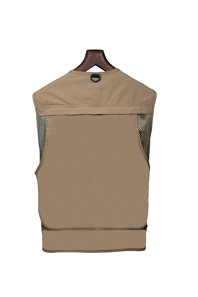 Om System Staright Fotoğraf Yeleği Bej Xxl