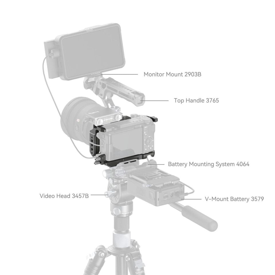 SmallRig 4949 Sony ZV-E10 II  için  HawkLock Hızlı Çıkarma Kafes Kiti