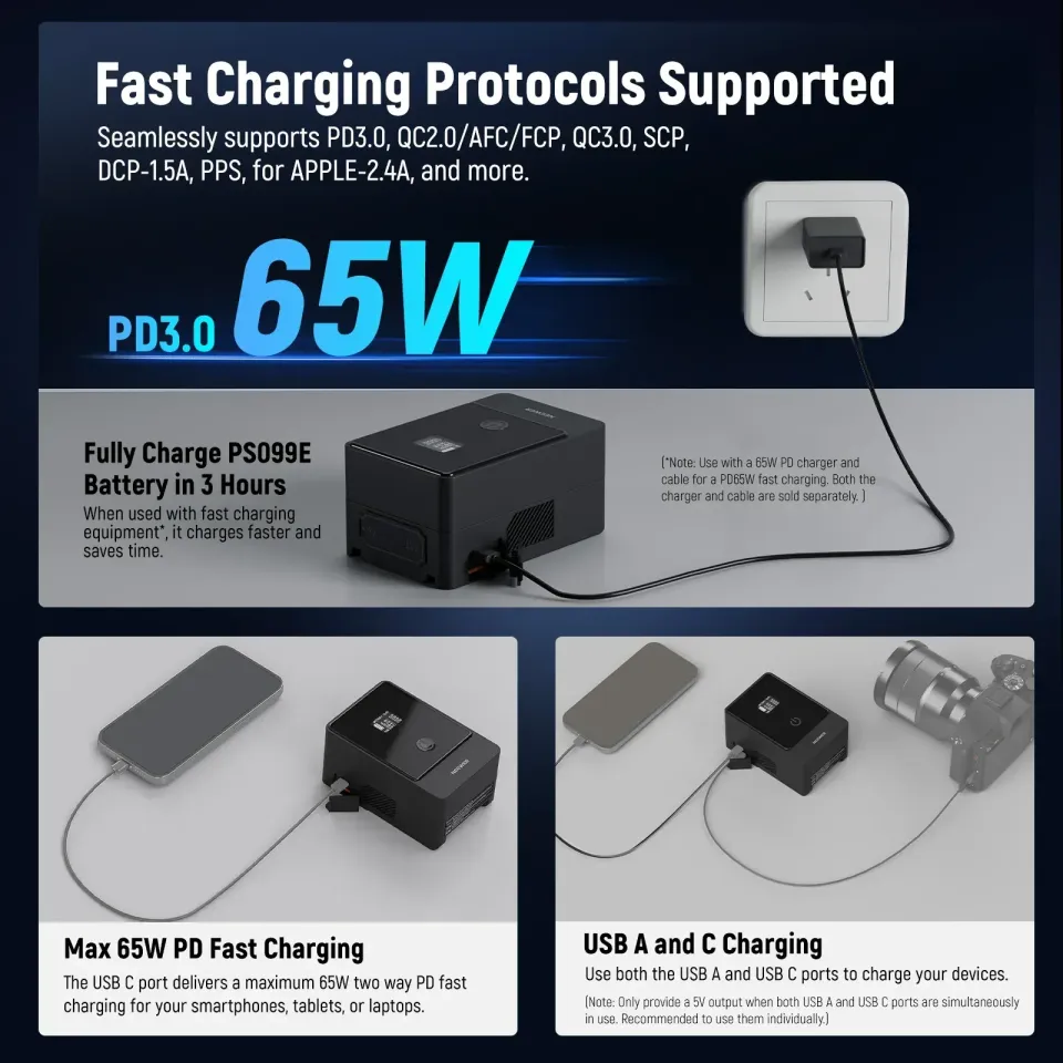 Neewer V Mount Battery PS099E 6800 mAh 14.5 V 99 Wh