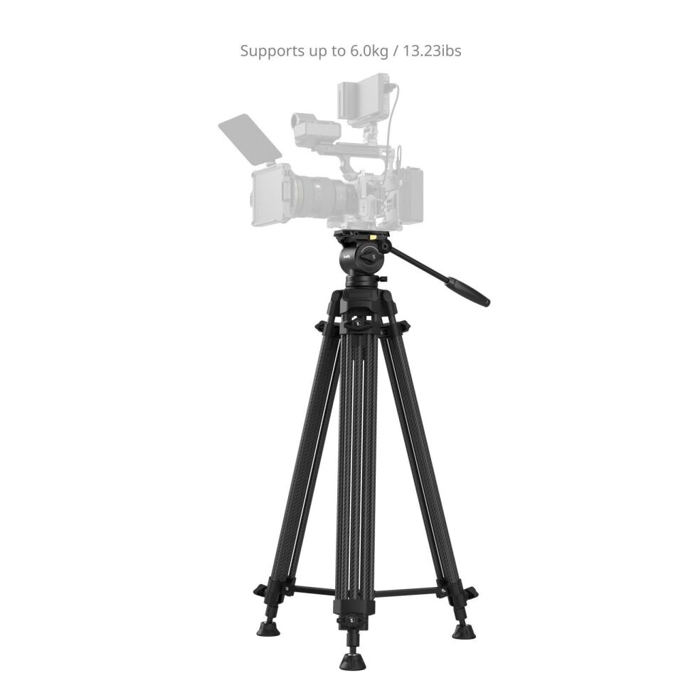 SmallRig 5441 AD14 Profesyonel Karbon Fiber Video Tripod