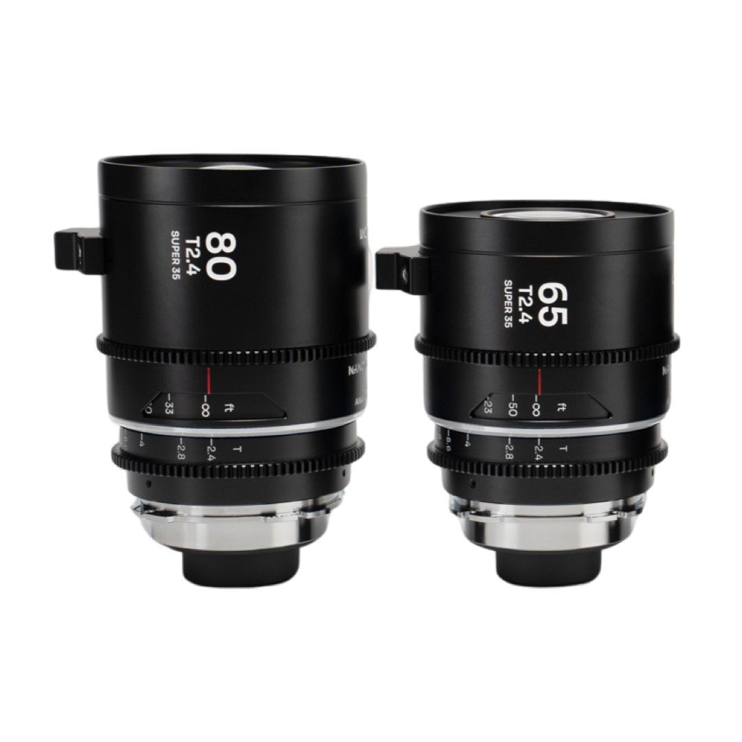 Laowa Nanomorph S35 Prime 2-Lens Bundle (65,80mm) Silver - Arri Pl/Canon Ef
