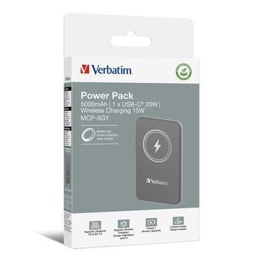 VERBATIM 32244 Powerpack 5K mAh Grey MCP-5GY