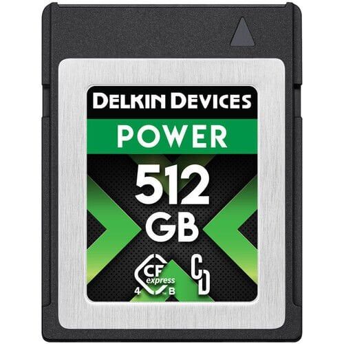 Delkin Power CF Express Type B 512GB 4.0 Hafıza Kartı (Okuma:1780 - Yazma:1700)