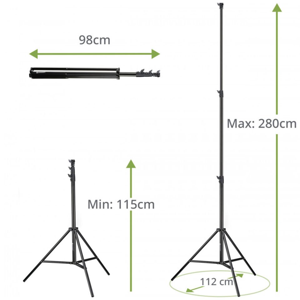 YF Nice 280cm Işık Ayağı - Yaylı