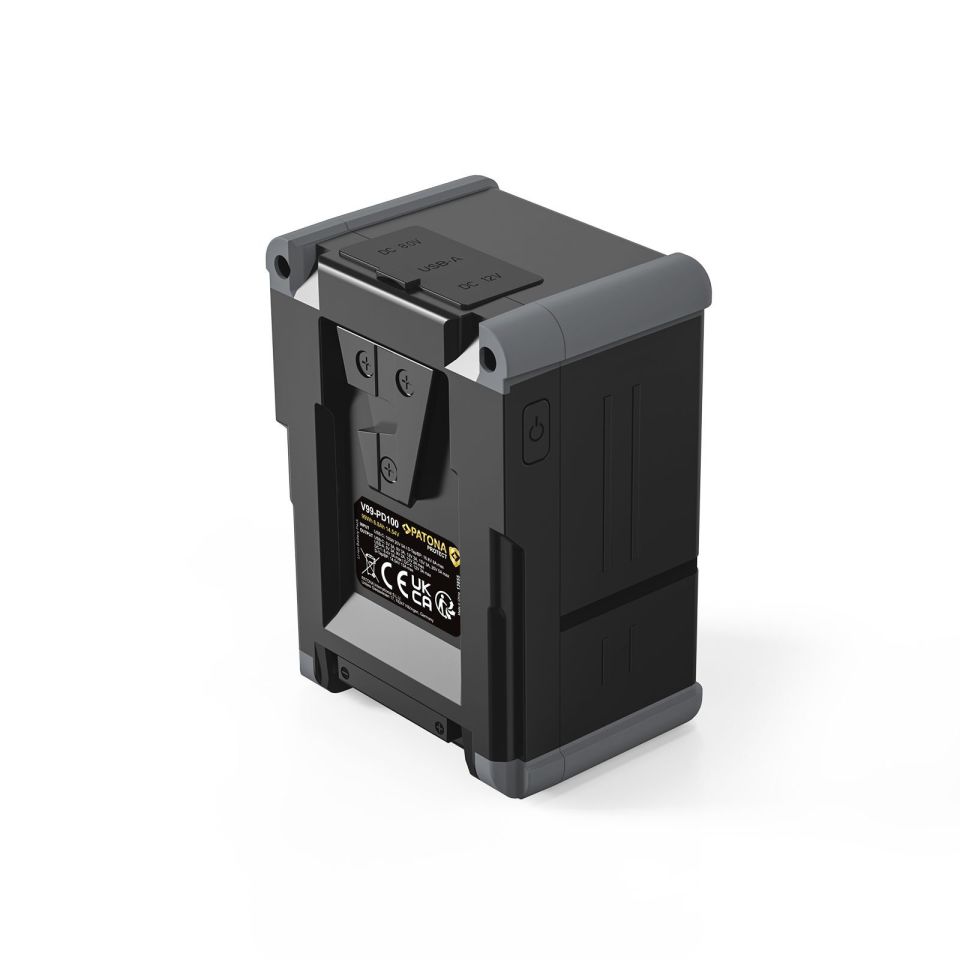 PATONA PROTECT V-Mount Pil V99-PD100 99Wh USB-C USB-A D-Tap 2xDC çıkışı