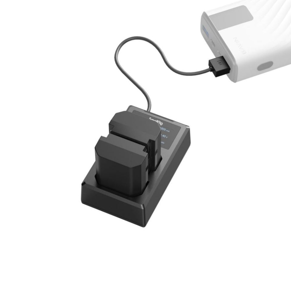 SmallRig 3824B NP-FZ100 Batarya ve Şarj Cihazı Kiti