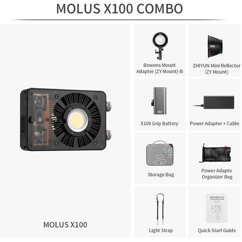 Zhiyun LED Molus X100 COB Light Combo