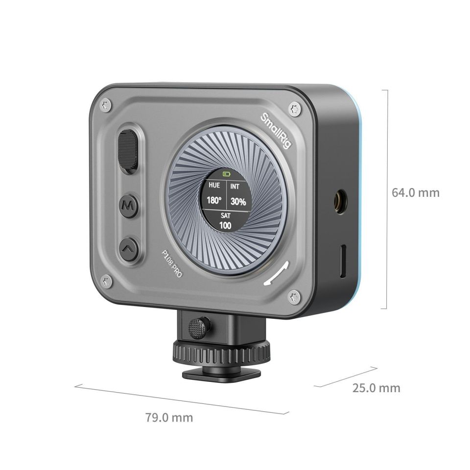 SmallRig 4786 Vibe P96 Pro Mini Bi-Color Video Işığı (Pembe)