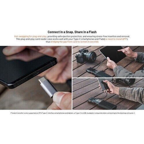 PGYTECH CFexpress CreateMate Card Reader Type A/SD(Moss Green)