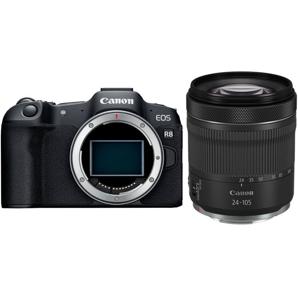 Canon EOS R8 RF 24-105mm f/4-7.1 IS STM Lens Kit