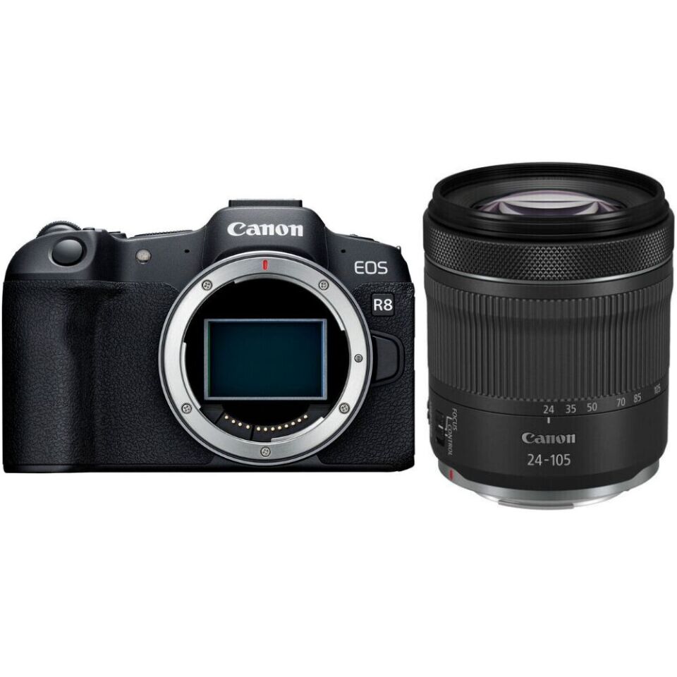Canon EOS R8 RF 24-105mm f/4-7.1 IS STM Lens Kit