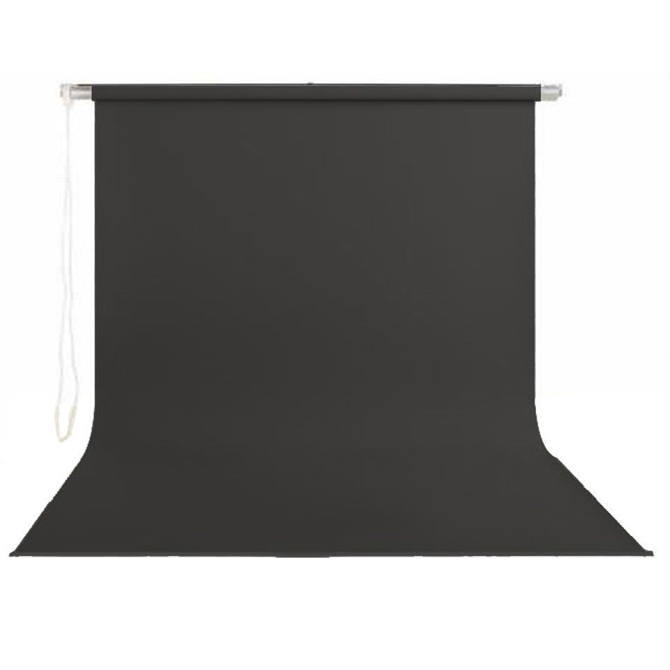 Stil Fon 195cm x 200cm Portre Siyah Fon Perdesi Seti