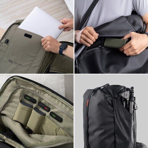 PGYTECH OneMo Travel Backpack 35L (Twilight Black) + Camera Insert L