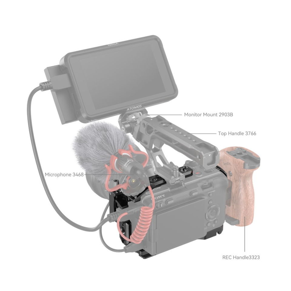 SmallRig 4183 Sony FX30 / FX3 için Kafes