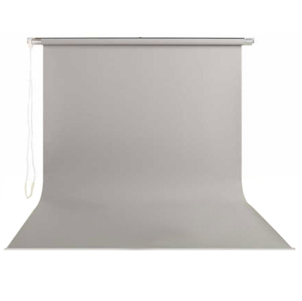 Stil Fon 195cm x 400cm Portre Gri Fon Perdesi Seti