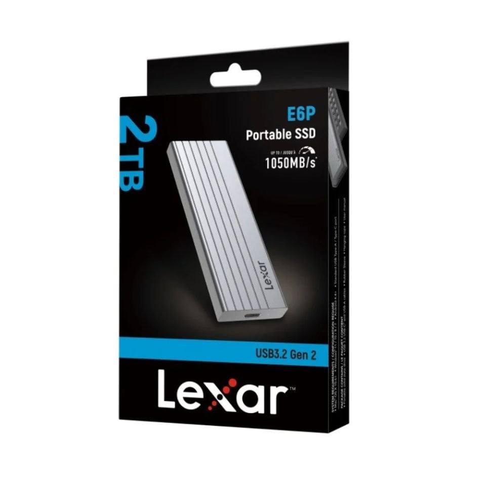 Lexar E6P Taşınabilir SSD 2TB R1050/W1000