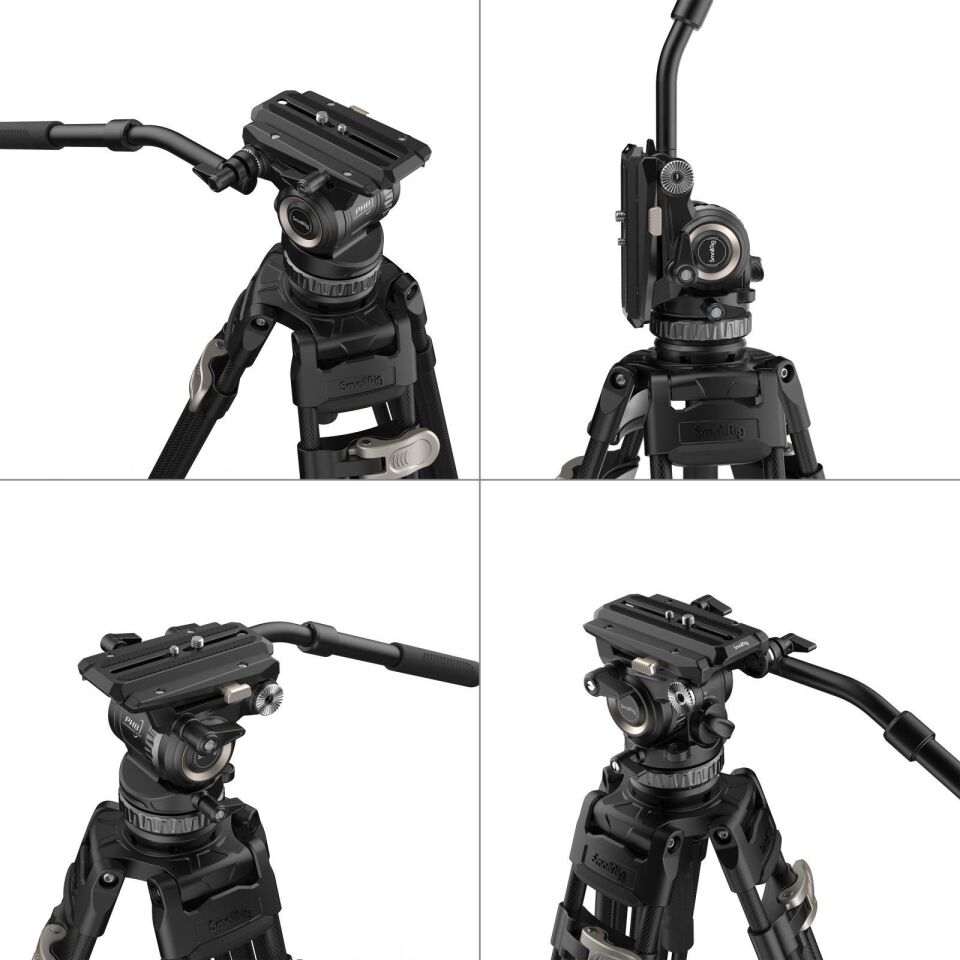 SmallRig 4465 AD-Pro8  FreeBlazer Karbon Fiber Video Tripod
