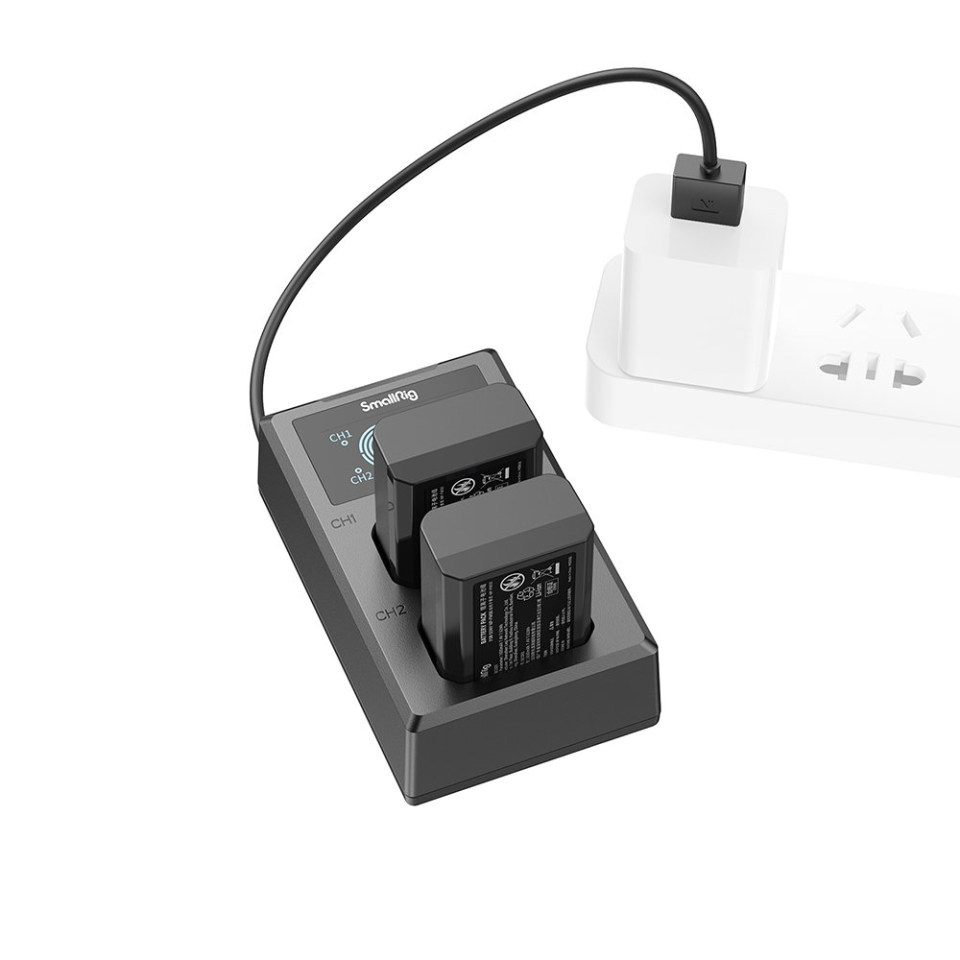 SmallRig 4081 NP-FW50  Çiftli Şarj Cihazı