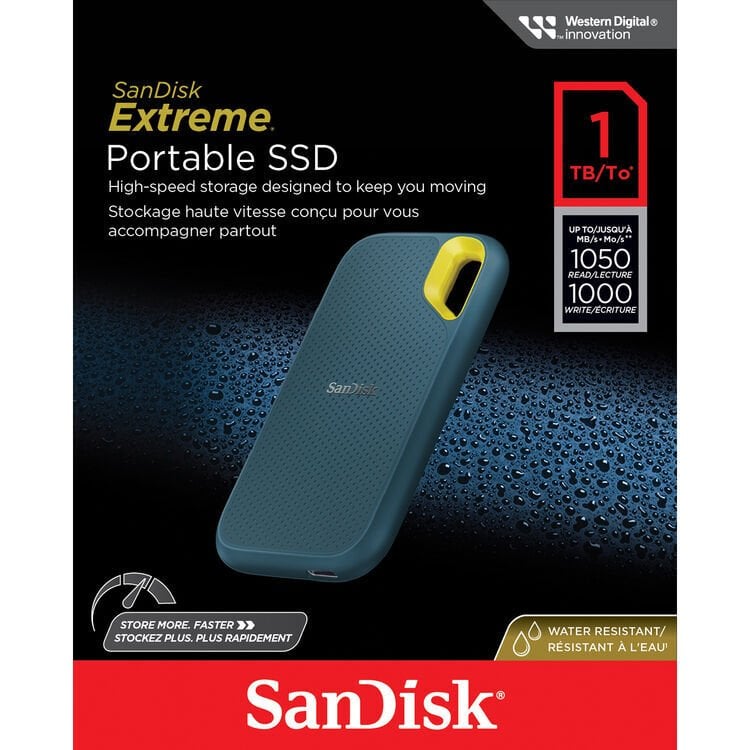SanDisk 1TB Extreme Portable SSD V2 (Monterey)