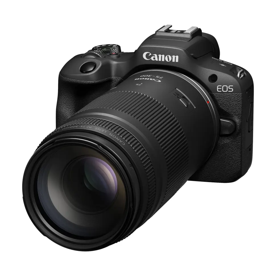 Canon EOS R100 + RF-S 18-45mm + 75-300mm Double Lens Kit